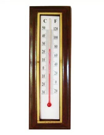 Комнатный термометр, пластмассовый корпус 