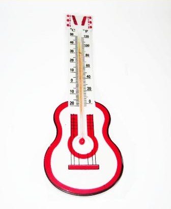 Термометр в форме гитары 